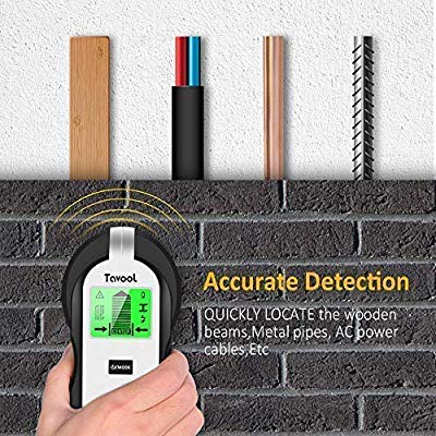 Stud Finder Sensor Wall Scanner – 4 in 1 Electronic Stud Sensor Beam Finders Wall Detector Center Finding with LCD Display for Wood AC Wire Metal Studs Joist Detection