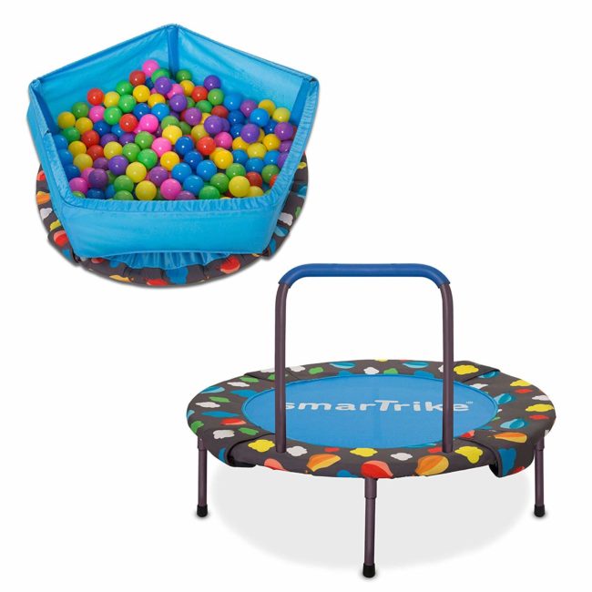 Prime Day – smarTrike Activity Center, 3-in-1 Foldable Trampoline for .99