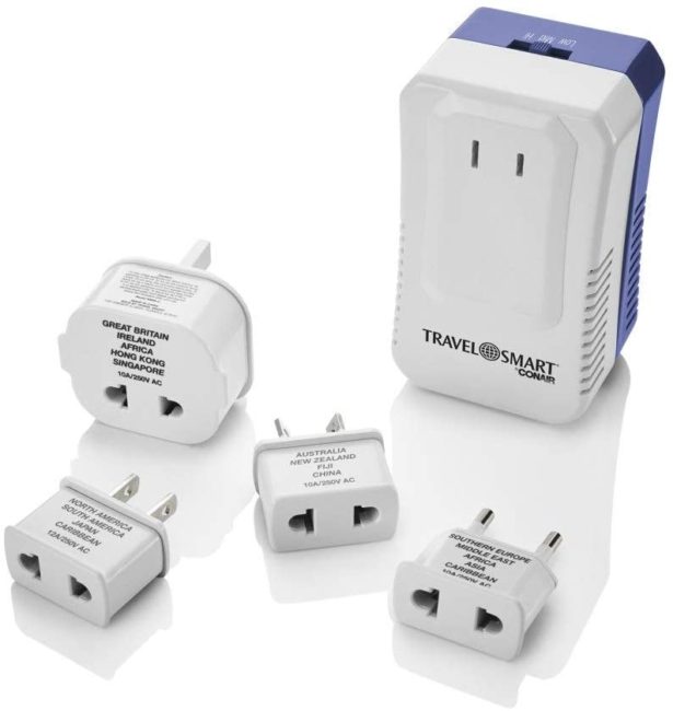 Travel Smart by Conair Convert-It-All Power Converter and Worldwide Adapter Set